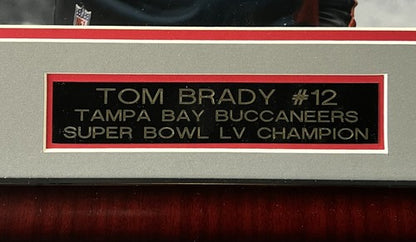 Tom Brady Signed 16x20 Scream Photo Framed Buccaneers Super Bowl Auto Fanatics