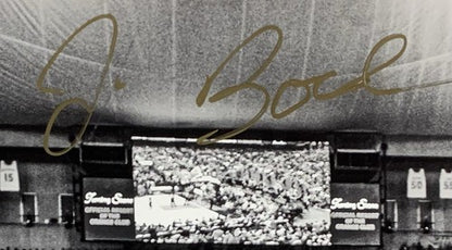 Jim Boeheim Signed Syracuse Carrier Dome Basketball Framed 16x20 Photo Steiner