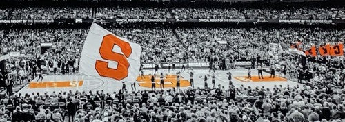 Jim Boeheim Signed Syracuse Carrier Dome Basketball Framed 16x20 Photo Steiner
