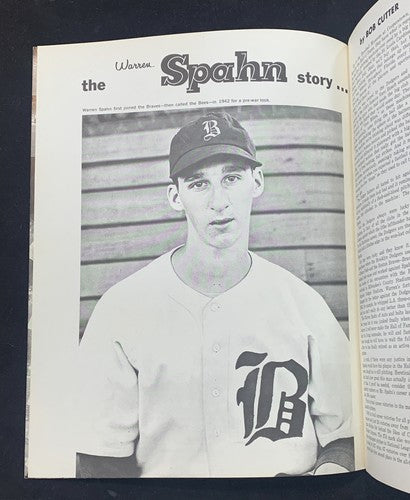 Warren Spahn Milwaukee Braves 1964 Exclusive Life Story Magazine Program Nm
