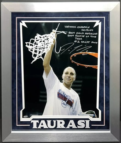 Diana Taurasi 16x20 Signed INS Photo Framed UCONN Natl Champion Auto Steiner 1/1