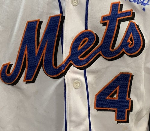 Robin Ventura Game Used 1999 Tagged Mets Signed Rawlings Jersey Auto CBM COA