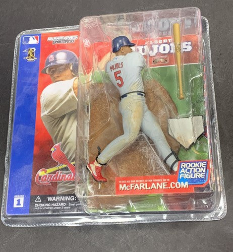 Albert Pujols St. Louis Cardinals McFarlane Rookie Debut Figure NIP Cardinals