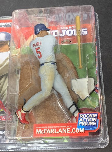 Albert Pujols St. Louis Cardinals McFarlane Rookie Debut Figure NIP Cardinals