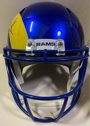 Cooper Kupp Rams Signed Speed Replica FS Helmet Auto Fanatics Super Bowl LVI MVP