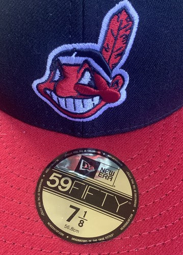 New Era Cleveland Indians Game Of Thrones 5950 Fitted Official Game Hat 7 1/8