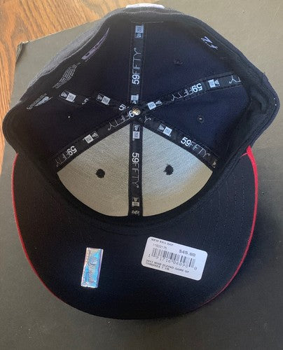 New Era Cleveland Indians Game Of Thrones 5950 Fitted Official Game Hat 7 1/8
