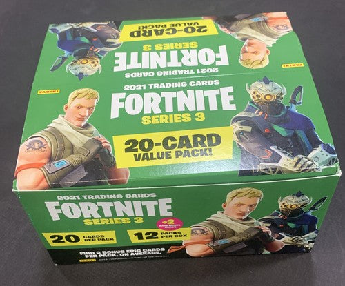 PANINI FORTNITE SERIES 3 VALUE PACK BOX 12 PACKS 20 CARDS PER Fat Pack