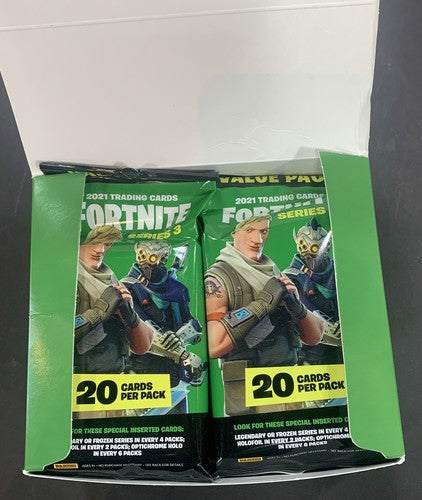 PANINI FORTNITE SERIES 3 VALUE PACK BOX 12 PACKS 20 CARDS PER Fat Pack
