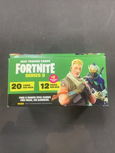 PANINI FORTNITE SERIES 3 VALUE PACK BOX 12 PACKS 20 CARDS PER Fat Pack