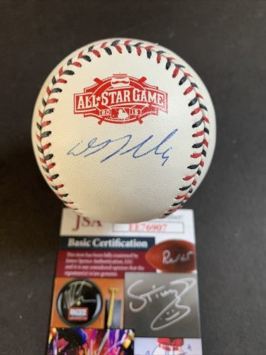 Dj Lemahieu Signed 2015 Official All Star Game Baseball JSA Coa Yankees Auto