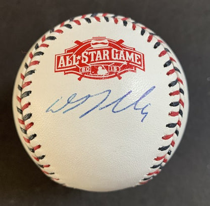 Dj Lemahieu Signed 2015 Official All Star Game Baseball JSA Coa Yankees Auto