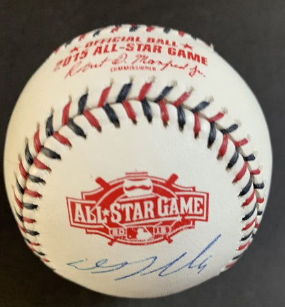 Dj Lemahieu Signed 2015 Official All Star Game Baseball JSA Coa Yankees Auto