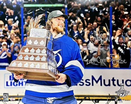 Andrei Vasilevskiy Lightning Signed conn Smythe 16x20 Photo framed auto Fanatics