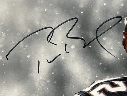 Tom Brady Signed 20x24 Scream Photo Super Bowl Patriots MVP Auto Fanatics LOA
