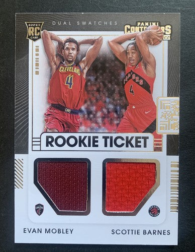 2021-22 Contenders Nba Evan Mobley Scottie Barnes Dual Jersey RC #RT2-MBA