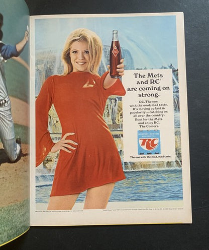 ORIGINAL 1969 METS YEARBOOK World Series Year Tom SEAVER RYAN Nm Crisp