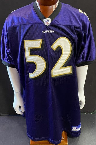 Ray Lewis Baltimore Ravens Purple Authentic #52 Football Jersey Reebok Official