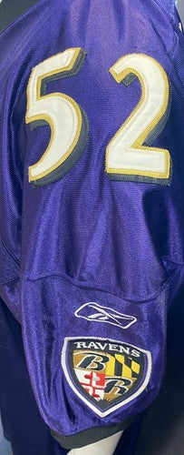 Ray Lewis Baltimore Ravens Purple Authentic #52 Football Jersey Reebok Official