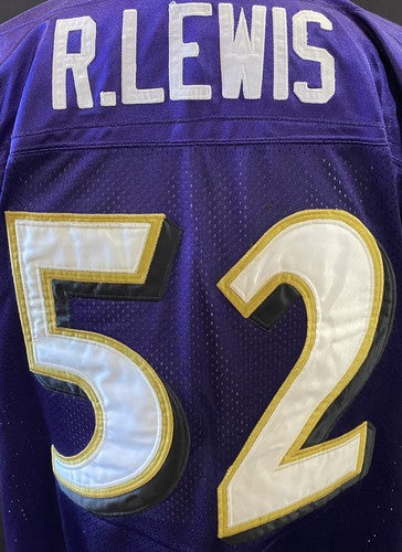 Ray Lewis Baltimore Ravens Purple Authentic #52 Football Jersey Reebok Official