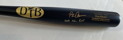 Pete Alonso Mets signed Game Model Bat MLB 19 NL ROY Auto Fanatics COA Autograph