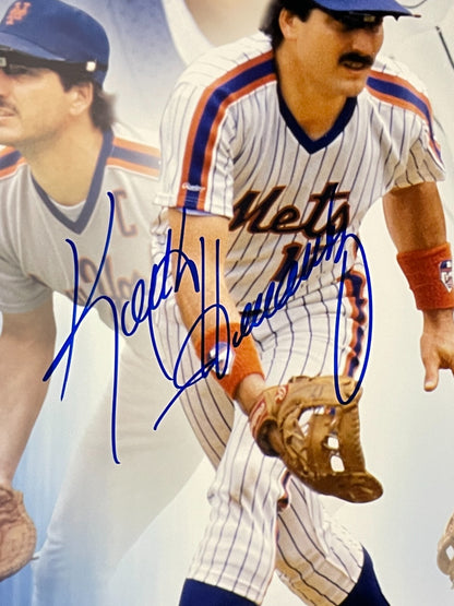 Keith Hernandez Mets Signed NY Finest 16x20 Photo W/ Don Mattingly IronClad Coa