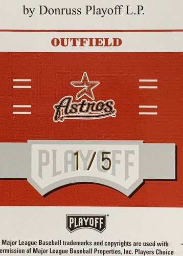 2004 Playoff Absolute CRAIG BIGGIO Patch Jersey Bat Mint Auto 1/5  Hof Astros