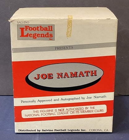 Joe Namath 1969 NY Jets Super Bowl Signed Salvino Statue Auto COA /2500 In Box
