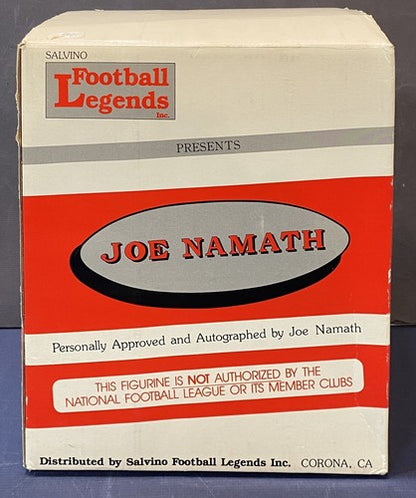 Joe Namath 1969 NY Jets Super Bowl Signed Salvino Statue Auto COA /2500 In Box