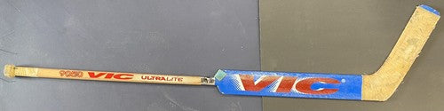 Mike Richter Rangers game used Vic UltraLite 9050 Goalie hockey stick Coa