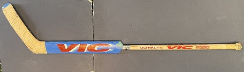 Mike Richter Rangers game used Vic UltraLite 9050 Goalie hockey stick Coa