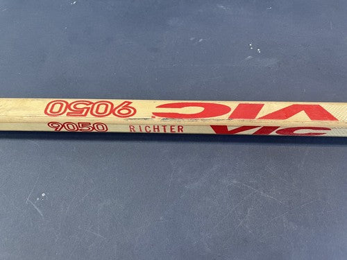Mike Richter Rangers game used Vic UltraLite 9050 Goalie hockey stick Coa
