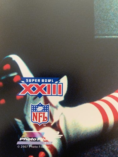Joe Montana 49’ers Super Bowl XXiii Photo File 16x20 Sitting Licenced NFL Holo