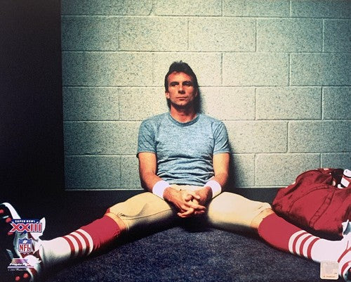 Joe Montana 49’ers Super Bowl XXiii Photo File 16x20 Sitting Licenced NFL Holo