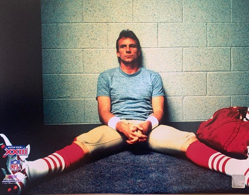 Joe Montana 49’ers Super Bowl XXiii Photo File 16x20 Sitting Licenced NFL Holo