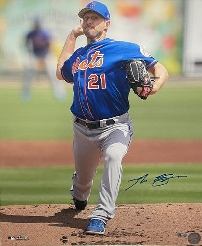 Max Scherzer New York Mets Cy Young signed 16x20 photo framed Autograph MLB COA