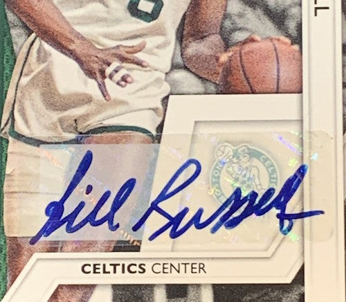 2010-11 Panini All Time Big Men # 1 Bill Russell Bold Auto SP /25 Celtics Signed