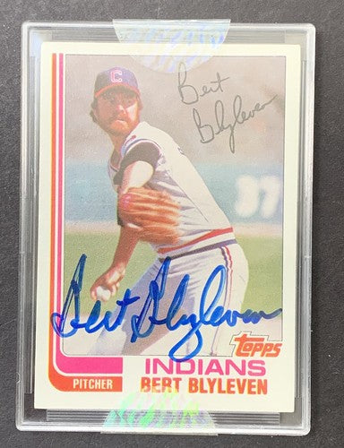 Bert Blyleven Buyback 2004 Topps Signature Edition 1982 Signed Mint Auto Hof