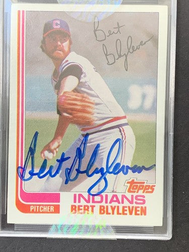 Bert Blyleven Buyback 2004 Topps Signature Edition 1982 Signed Mint Auto Hof