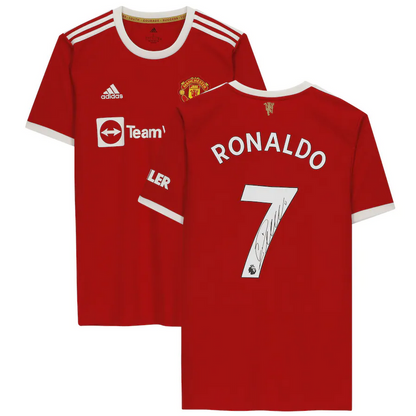 Cristiano Ronaldo Signed Manchester United 2021 Jersey Autograph Beckett Bas Coa