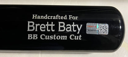 Brett Baty New York Mets Signed Pro Game Model Marucci Bat Mint Auto TRISTAR COA