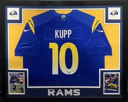 Cooper Kupp LA Rams Signed Super Bowl MVP Autograph Nike Jersey Framed Fanatics