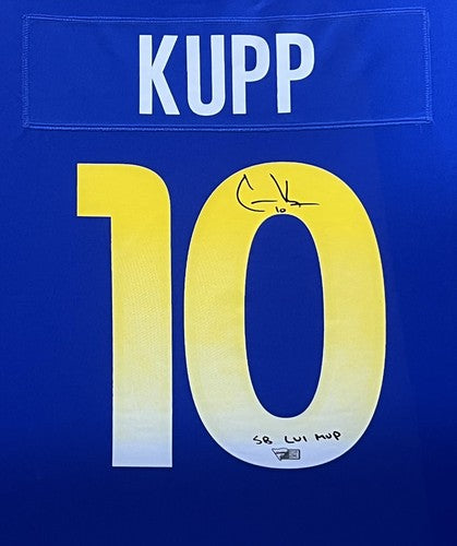 Cooper Kupp LA Rams Signed Super Bowl MVP Autograph Nike Jersey Framed Fanatics