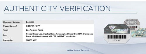Cooper Kupp LA Rams Signed Super Bowl MVP Autograph Nike Jersey Framed Fanatics