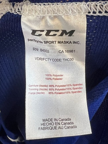 Bridgeport Sound Tigers AHL Authentic CCM Practice Used Jersey Islanders NHL