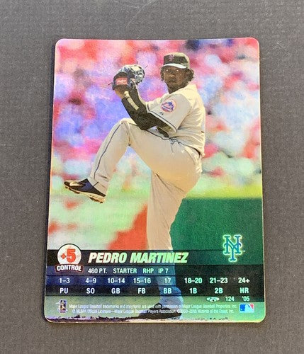 2005 MLB Showdown Pedro Martinez Ny Mets Foil Holo Card #124 Nm Mint Rare