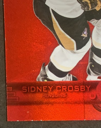 Sidney Crosby 2012 -13 Fleer Retro Metal Universe Precious Metal Gems Red 5 /100