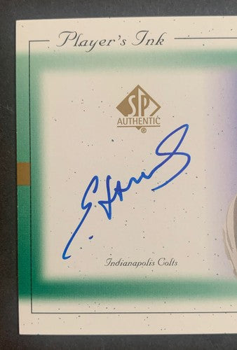 Edgerrin James 1999 SP Authentic Players Ink Signed Mint Rookie Rc Autograph Hof