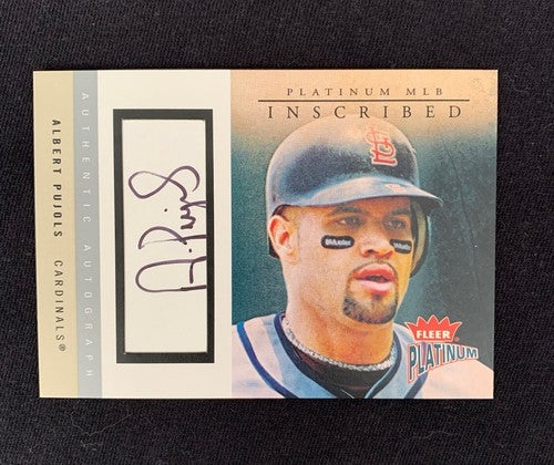 Albert Pujols 2004 Fleer Platinum Signed Cardinals Mint Auto /100