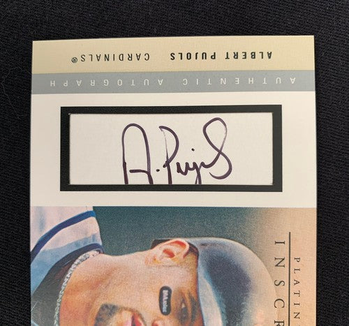 Albert Pujols 2004 Fleer Platinum Signed Cardinals Mint Auto /100